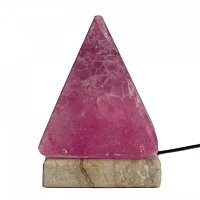 Himalájska soľná lampa Pyramída na USB_výška 9cm_kód 674_Bohostyle.
