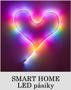 Smart Home osvetlenie - LED pásiky, hadice-Twinkly Light flex svetelná hadica.